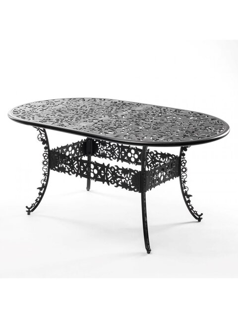 Seletti Table de collection Industry ovale noire - 18688_NER