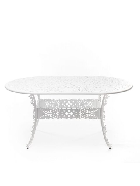 Seletti Table de collection Industrie ovale blanche - 18688_BIA