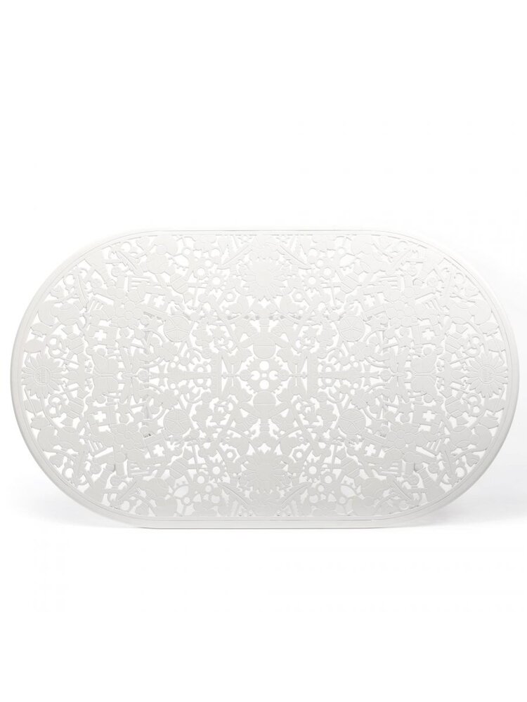 Seletti Tavolo Industry collection ovale bianco - 18688_BIA