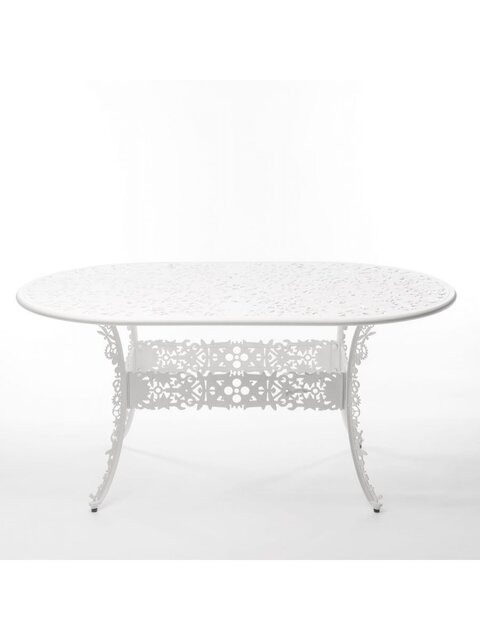 Seletti Table de collection Industrie ovale blanche - 18688_BIA
