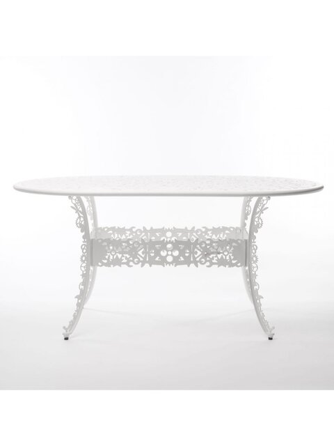 Seletti Table de collection Industrie ovale blanche - 18688_BIA