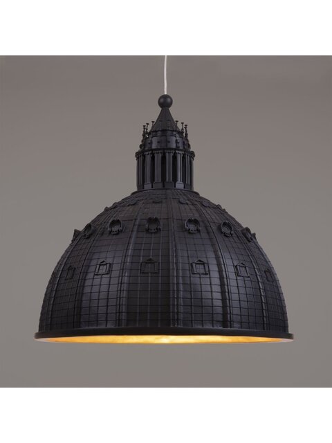 Seletti Lampe Cupolone grise Ø45cm - 07968