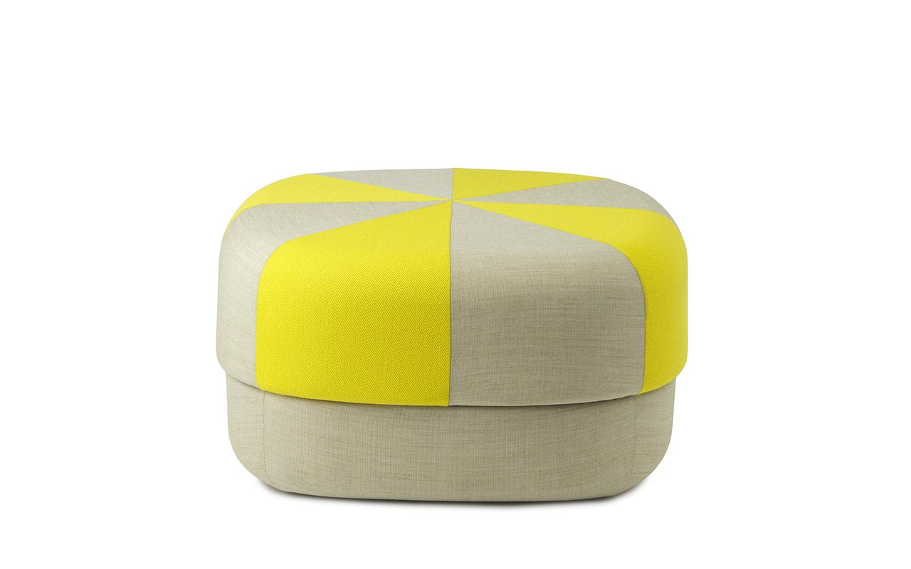 Normann Copenhagen Cirkus fotpall duo stor gul - 605824 Normann Copenhagen Cirkus fotpall duo stor gul - 605824