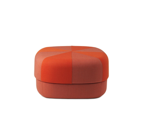 Normann Copenhagen Zirkus-Pouf-Duo groß orange Normann Copenhagen Zirkus-Pouf-Duo groß orange