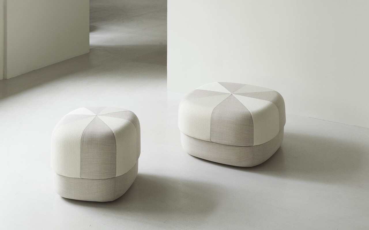 Normann Copenhagen Duo pouf Circus grand sable - 605818 Normann Copenhagen Duo pouf Circus grand sable - 605818