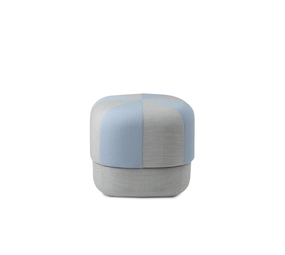 Normann Copenhagen Circus pouf duo small light blue