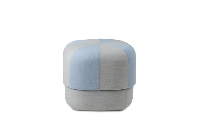 Normann Copenhagen Circus puf duo pequeño azul claro - 605826