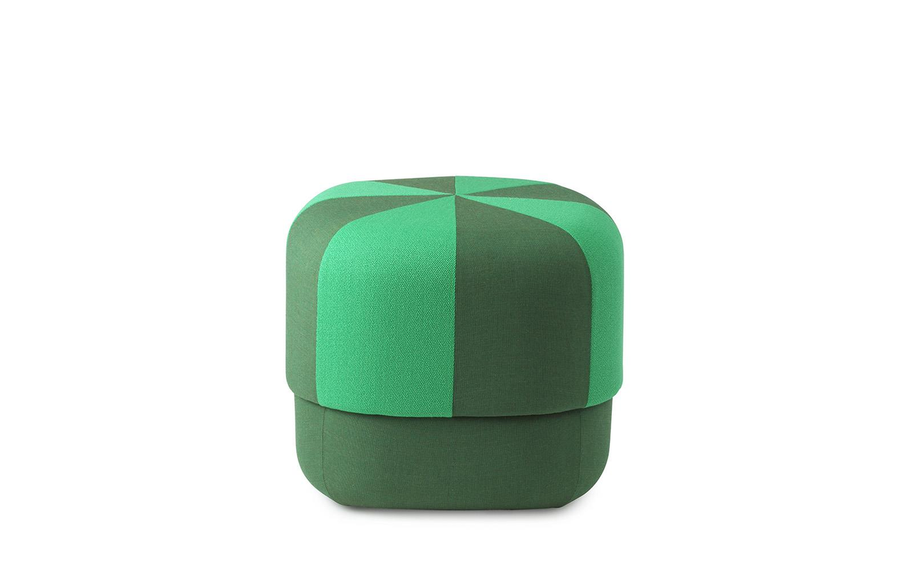 Normann Copenhagen Circus footstool duo small green - 605815