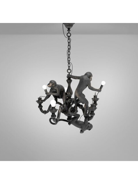 Seletti Monkey chandelier black - 14866 Seletti Monkey chandelier black - 14866