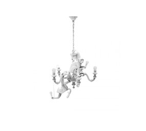 Seletti Lampadario Monkey bianco Seletti Lampadario Monkey bianco