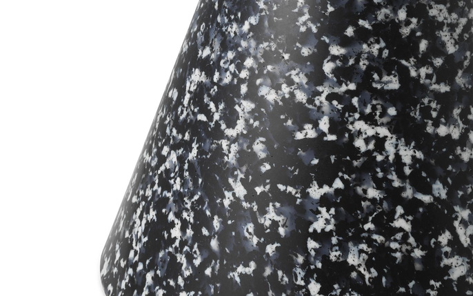 Normann Copenhagen Bit stool cone black/white - 605702