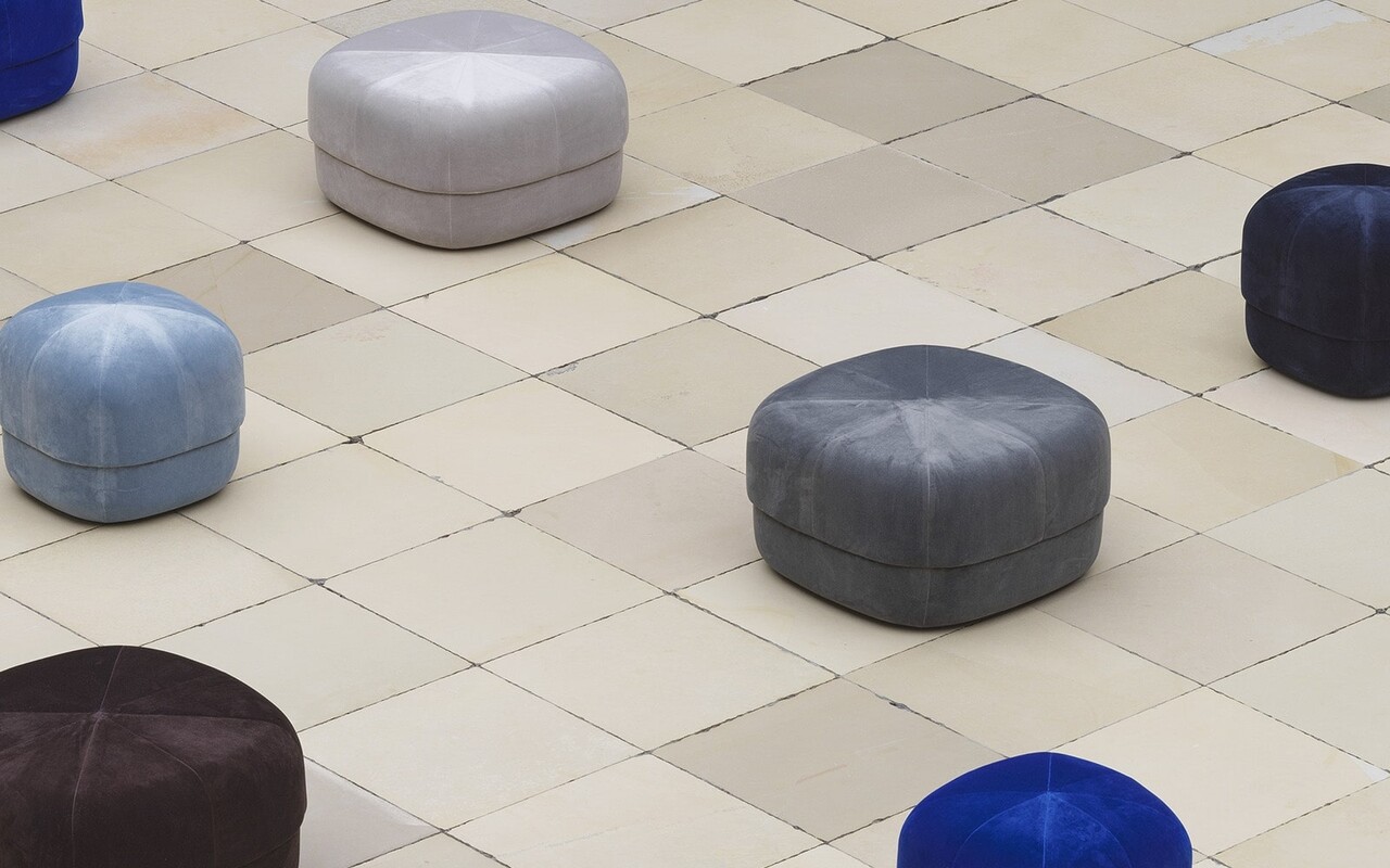 Normann Copenhagen Poggiapiedi Circus piccolo blu elettrico - 601064