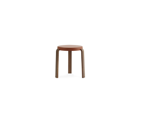 Normann Copenhagen Tap stool walnut/caramel