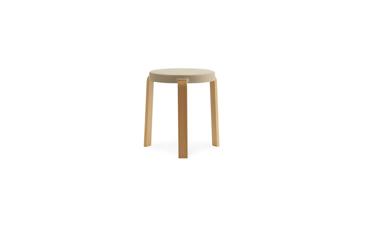 Normann Copenhagen Tabouret robinet chêne/sable - 602286