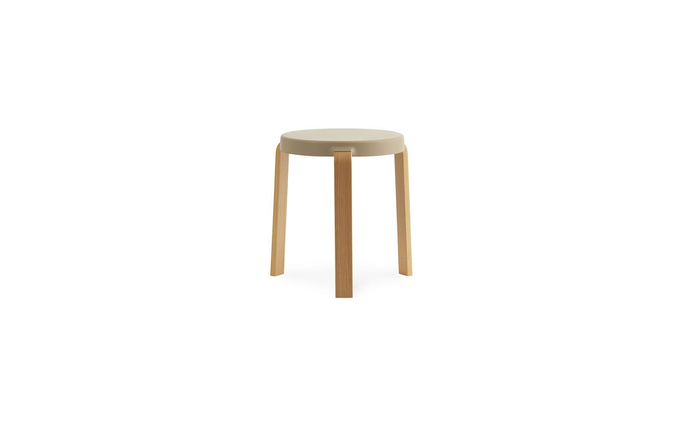 Normann Copenhagen Hahnhocker Eiche/Sand – 602286 Normann Copenhagen Hahnhocker Eiche/Sand – 602286