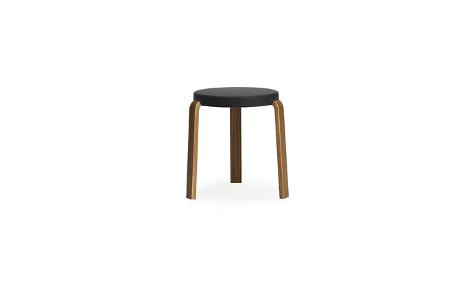 Normann Copenhagen Tap kruk walnoot/zwart - 602256 Normann Copenhagen Tap kruk walnoot/zwart - 602256