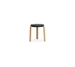 Normann Copenhagen Tap kruk eiken/zwart Normann Copenhagen Tap kruk eiken/zwart