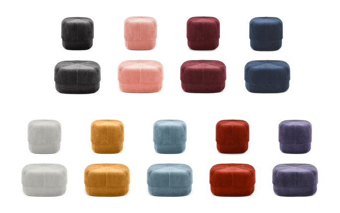 Normann Copenhagen Circus footstool small rust - 601080
