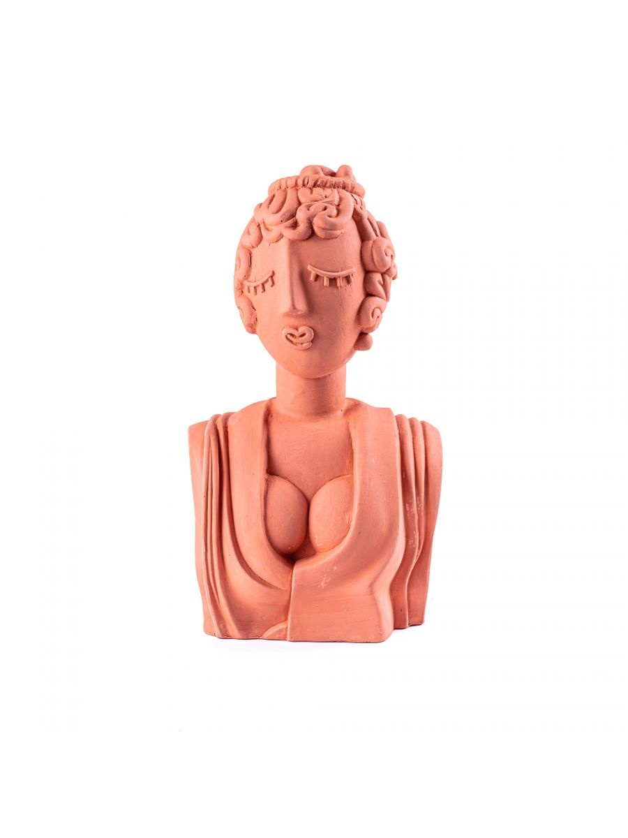 Seletti Magna Graecia Terrakotta-Büste Poppea-Objekt – 11513