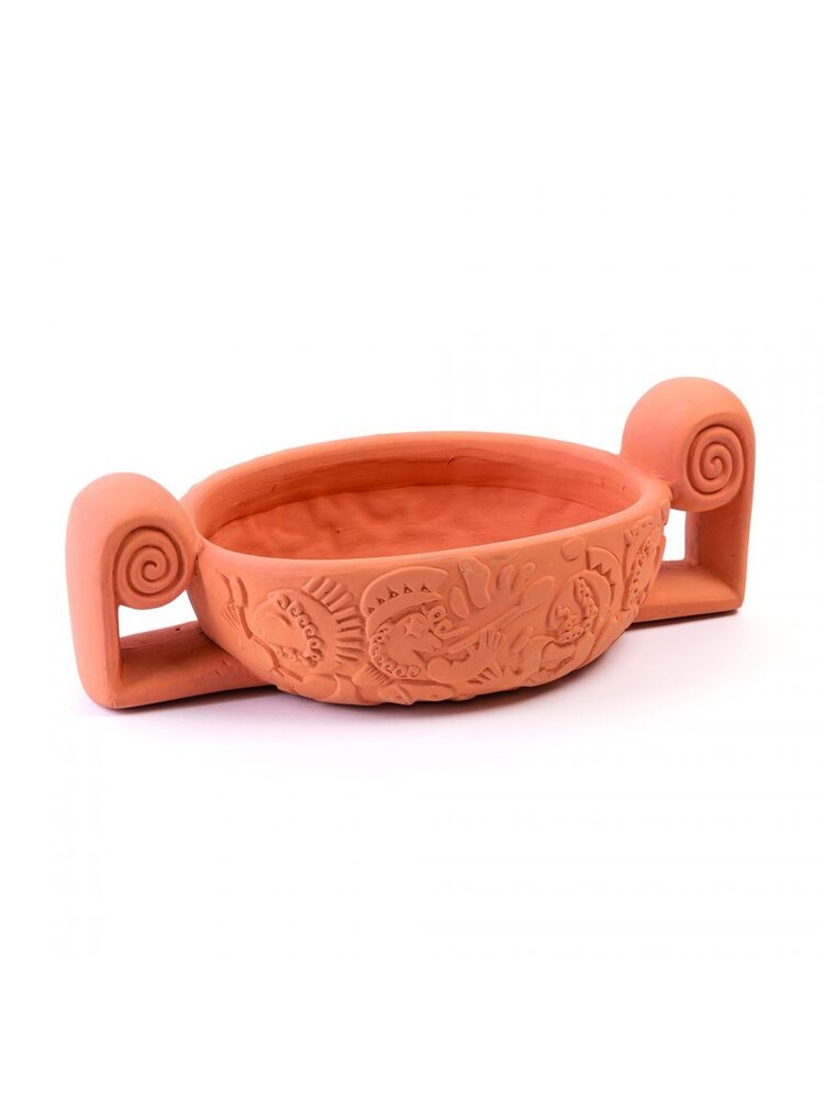 Seletti Magna graecia terracotta centerpiece decoration bowl - 11509