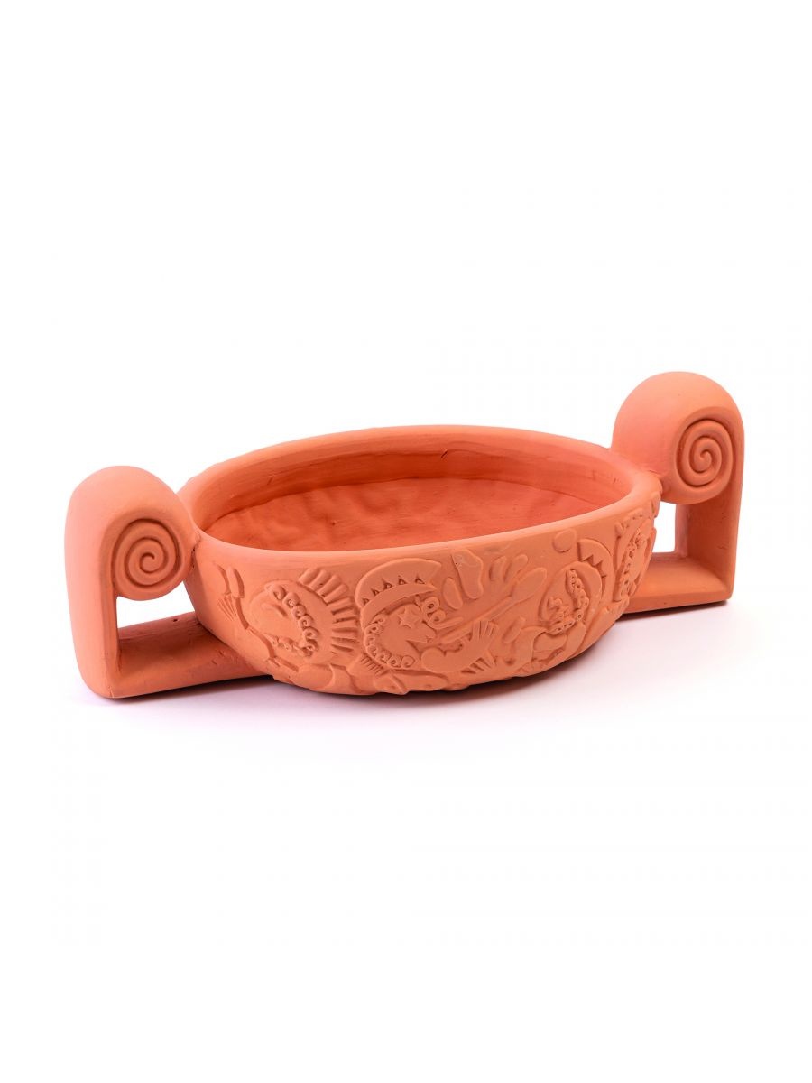 Seletti Magna Graecia Terrakotta-Mittelstück-Dekorationsschale – 11509