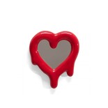Seletti Cadre photo coeur fondu/miroir rouge - 10058 Seletti Cadre photo coeur fondu/miroir rouge - 10058