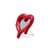 Seletti Cadre photo coeur fondu/miroir rouge - 10058 Seletti Cadre photo coeur fondu/miroir rouge - 10058