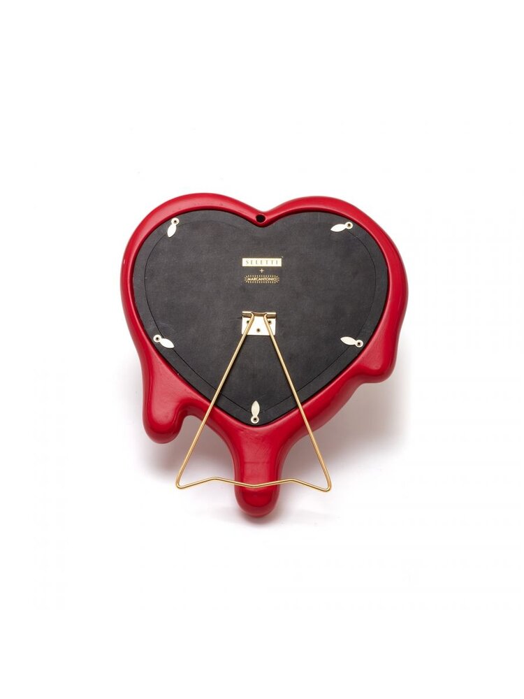 Seletti Melted heart photo frame/mirror red - 10058