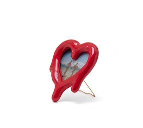 Seletti Melted heart fotolijst/spiegel rood Seletti Melted heart fotolijst/spiegel rood