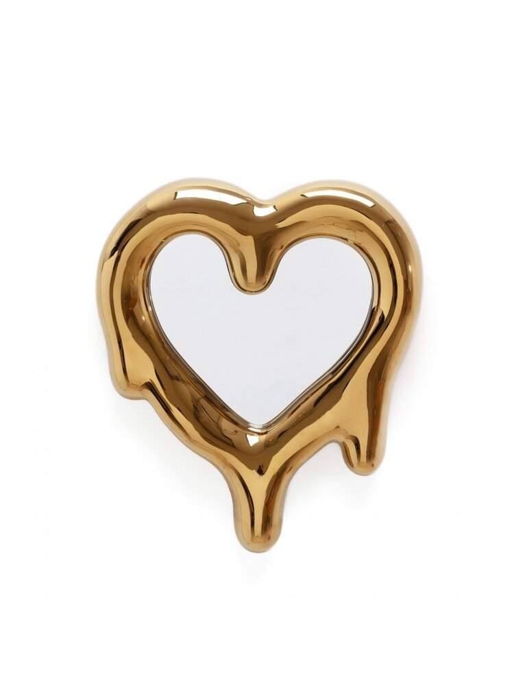 Seletti Smält hjärta fotoram/spegelguld - 10059 Seletti Smält hjärta fotoram/spegelguld - 10059