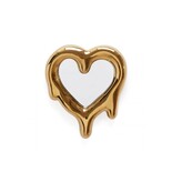 Seletti Marco de fotos/espejo corazón derretido dorado - 10059