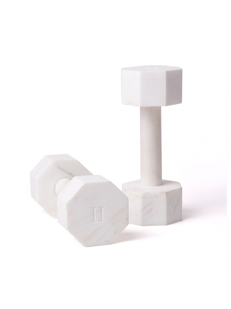 Seletti Lvdis marmeren decoratie dumbell set 2KG - 10132 Seletti Lvdis marmeren decoratie dumbell set 2KG - 10132