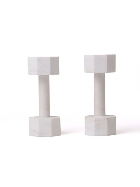 Seletti Lvdis marble decoration dumbell set 3KG - 10133 Seletti Lvdis marble decoration dumbell set 3KG - 10133