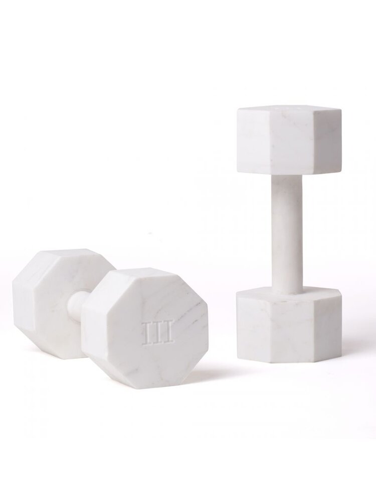 Seletti Lvdis marmeren decoratie dumbell set 3KG - 10133 Seletti Lvdis marmeren decoratie dumbell set 3KG - 10133