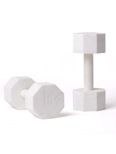 Seletti Lvdis marble decoration dumbell set 3KG - 10133 Seletti Lvdis marble decoration dumbell set 3KG - 10133