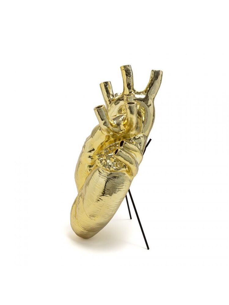 Seletti Kærlighed i blomst kæmpe vase guld - 09926 Seletti Kærlighed i blomst kæmpe vase guld - 09926