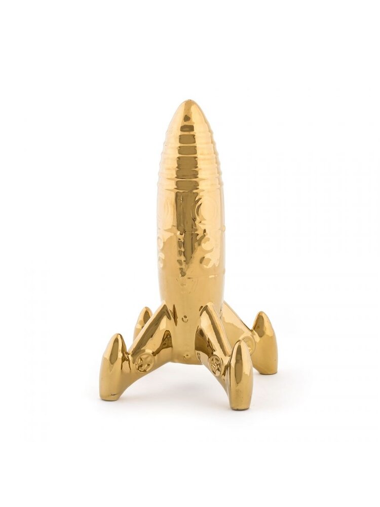 Seletti Memorabilia gold mon objet déco vaisseau spatial - 10413_ORO Seletti Memorabilia gold mon objet déco vaisseau spatial - 10413_ORO