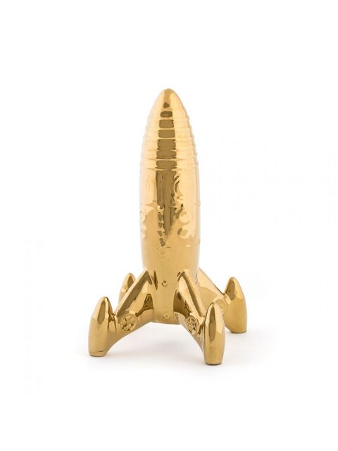 Seletti Memorabilia gold my spaceship decoration object - 10413_ORO Seletti Memorabilia gold my spaceship decoration object - 10413_ORO