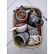 Bloomingville Elia mokken zwart set van 6 stuks - 82055622 Bloomingville Elia mokken zwart set van 6 stuks - 82055622