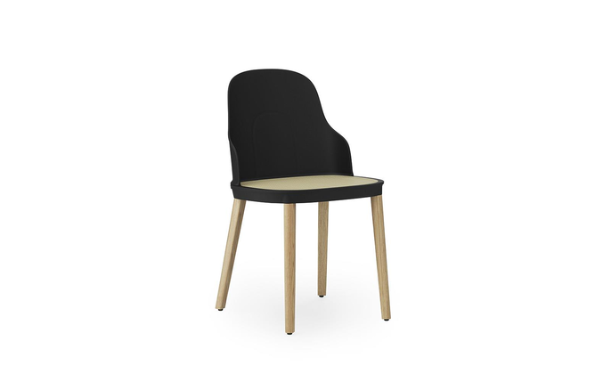 Normann Copenhagen Silla Allez roble/caña negra - 304055
