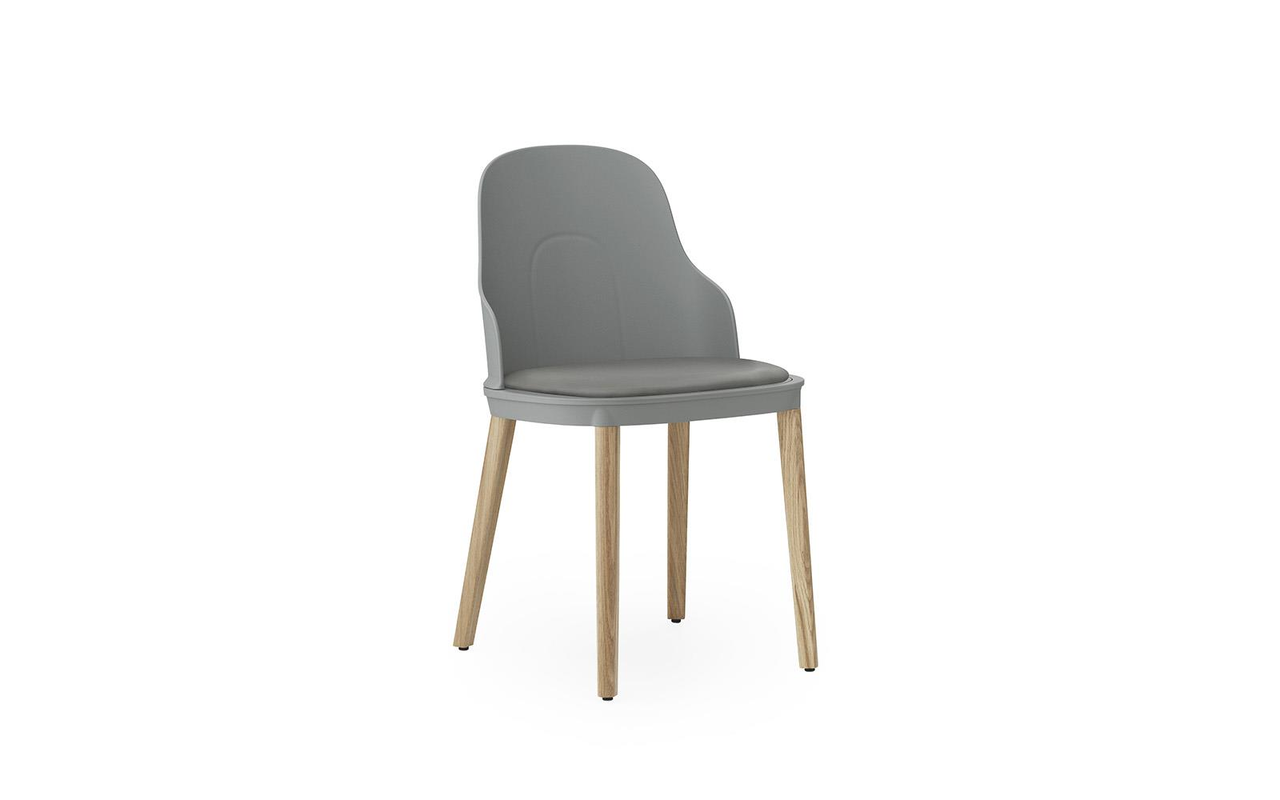 Normann Copenhagen Allez stol eg/læder grå - 304084