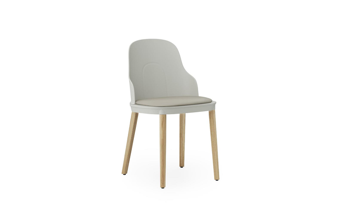 Normann Copenhagen Sedia Allez rovere/pelle grigio caldo - 304085