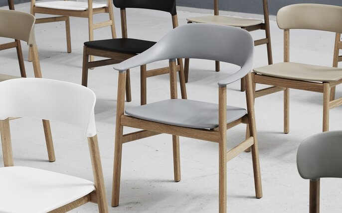 Normann Copenhagen Herit stol eg sand - 1401003