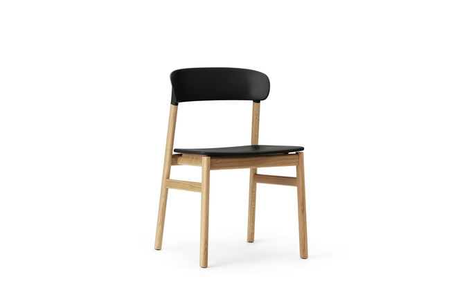 Normann Copenhagen Sedia Herit rovere nero - 1401002