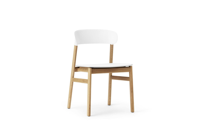 Normann Copenhagen Sedia Herit rovere bianco - 1401000