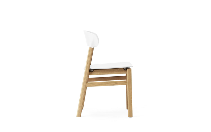 Normann Copenhagen Sedia Herit rovere bianco - 1401000