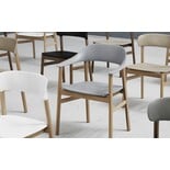 Normann Copenhagen Herit stoel gerookt eiken wit - 1401005 Normann Copenhagen Herit stoel gerookt eiken wit - 1401005
