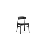 Normann Copenhagen Herit stol ek svart/lädersvart - 1401058