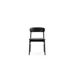 Normann Copenhagen Sedia Herit rovere nero/pelle nera - 1401058 Normann Copenhagen Sedia Herit rovere nero/pelle nera - 1401058