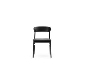 Normann Copenhagen Sedia Herit rovere nero/pelle nera